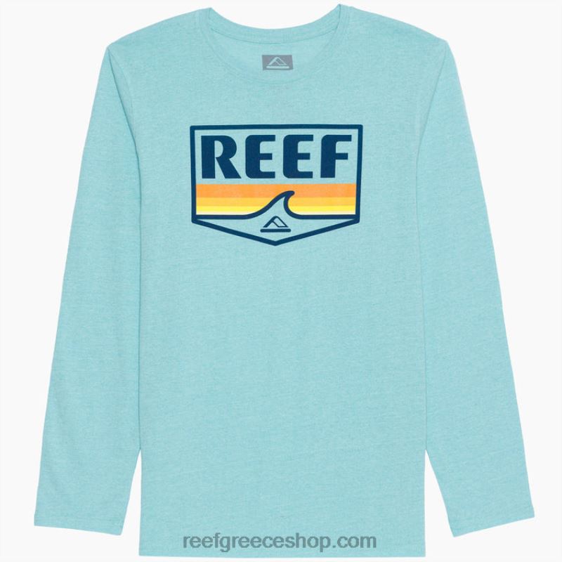 ceb3cf81_reef_ceb1cf80cebfcebbceb1cf8dcf83cf84ceb5_cf84cebf_cebcceb1cebacf81cf85cebcceaccebdceb9cebacebf_cebccf80cebbcebfcf.jpg γρ Reef απολαύστε το μακρυμάνικο μπλουζάκι recyclo άνδρες skyblu 044RT597 - Image 1