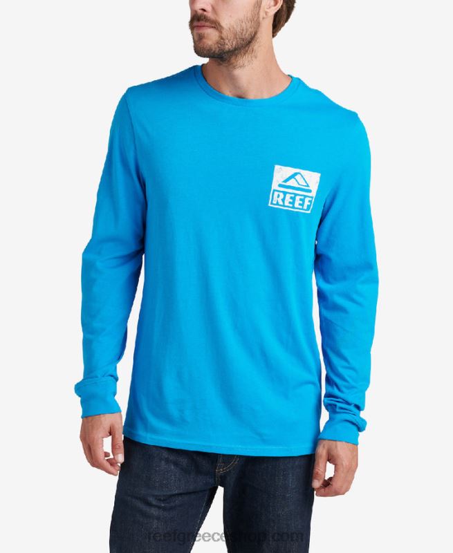 ceb3cf81_reef_ceb3ceb1cebbcf8ccf84cf83ceb5cf82_ceb3cf81ceb1cf86ceb9cebacf8c_cebcceb1cebacf81cf85cebcceaccebdceb9cebacebf_ce.jpg γρ Reef γαλότσες γραφικό μακρυμάνικο μπλουζάκι άνδρες ωκεανός της Χαβάης 044RT603 - Image 1