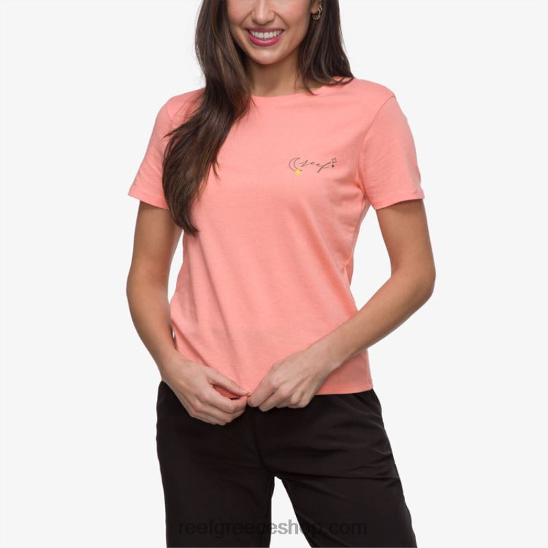 ceb3cf81_reef_cebacebfcebdcf84cebfcebcceaccebdceb9cebacebf_cebccf80cebbcebfcf85ceb6ceaccebaceb9_cebcceb5_cf80cebbceb1ceafcf.jpg γρ Reef κοντομάνικο μπλουζάκι με πλαίσιο γυναίκες λουλούδι της ερήμου 044RT266 - Image 1