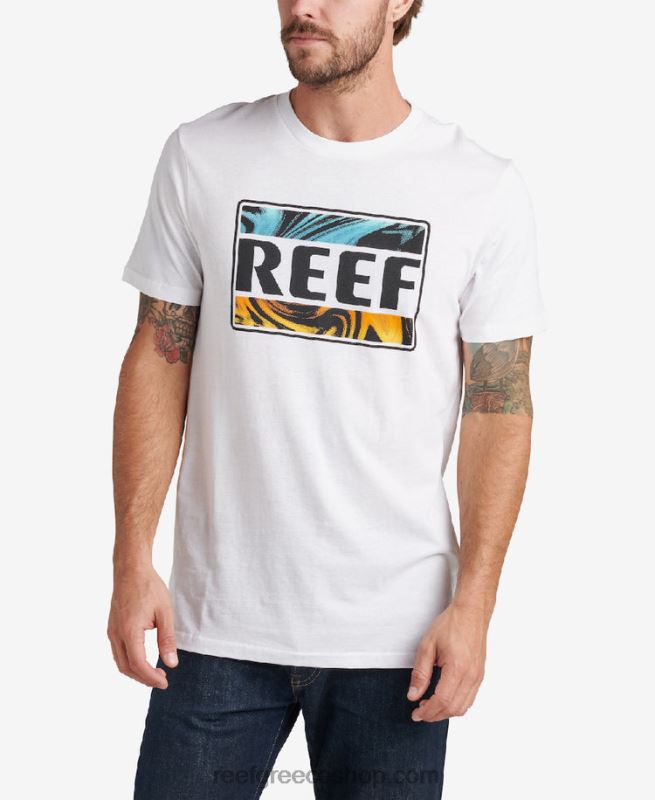 ceb3cf81_reef_cebacebfcebdcf84cebfcebcceaccebdceb9cebacebf_cebccf80cebbcebfcf85ceb6ceaccebaceb9_cf84ceb7cf82_ceb2ceb5ceb3ce.jpg γρ Reef κοντομάνικο μπλουζάκι της Βεγγάλης άνδρες marshmallow 044RT617 - Image 1