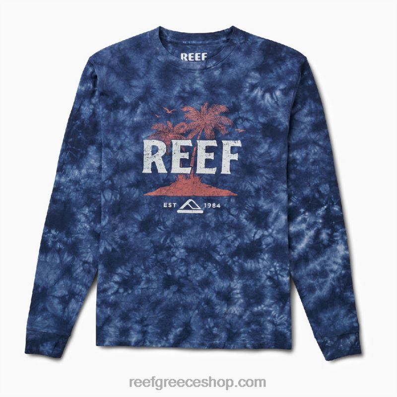 ceb3cf81_reef_cebacebfcebdcf84cebfcebcceaccebdceb9cebacebf_cebccf80cebbcebfcf85ceb6ceaccebaceb9_intel_ceb2ceb1cf86ceaecf82_ce.jpg γρ Reef κοντομάνικο μπλουζάκι intel βαφής άνδρες ΠΟΛΕΜΙΚΟ ΝΑΥΤΙΚΟ 044RT626 - Image 1