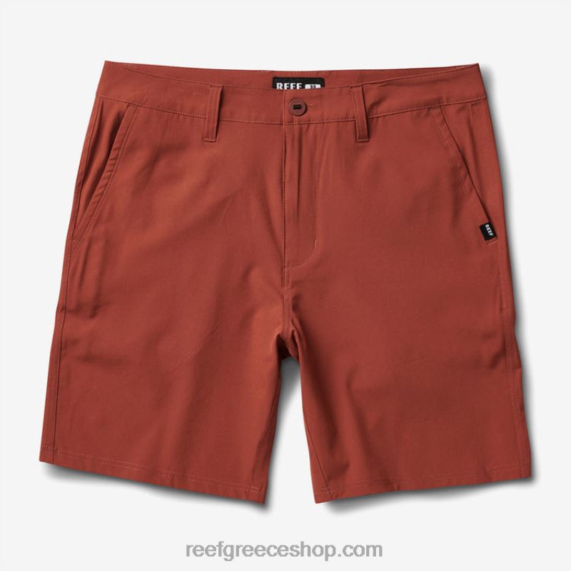 γρ Reef medford hybrid walk short 19" άνδρες μαόνι 044RT677 - Image 3