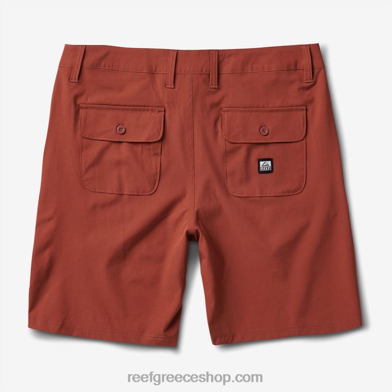 γρ Reef medford hybrid walk short 19" άνδρες μαόνι 044RT677 - Image 4