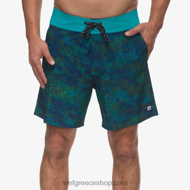 γρ Reef worley board short 17" άνδρες πλακάκι μπλε 044RT690 - Image 1