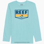 γρ Reef απολαύστε το μακρυμάνικο μπλουζάκι recyclo άνδρες skyblu 044RT597