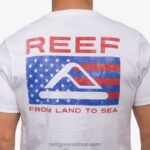 γρ Reef κοντομάνικο μπλουζάκι άνδρες ΑΝΟΙΧΤΟ Ασπρο 044RT564 - Image 5