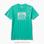 γρ Reef κοντομάνικο μπλουζάκι οδηγού άνδρες ηλεκτρικό πράσινο 044RT583 - Image 3