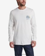 γρ Reef μακρυμάνικο μπλουζάκι copen άνδρες marshmallow 044RT623 - Image 2