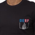 γρ Reef μπουμ μπουμ κοντομάνικο μπλουζάκι άνδρες χαβιάρι 044RT580 - Image 4