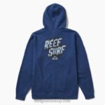 γρ Reef Φούτερ με φερμουάρ nelson άνδρες ένσημα μπλε 044RT741