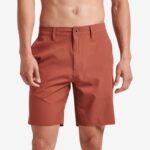 γρ Reef medford hybrid walk short 19" άνδρες μαόνι 044RT677