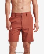 γρ Reef medford hybrid walk short 19" άνδρες μαόνι 044RT677